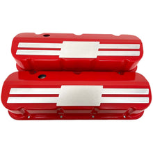 Load image into Gallery viewer, Big Block Chevy Tall Valve Covers - Custom Billet Top - Red