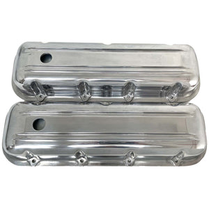 Big Block Chevy Smooth Top Valve Covers - Custom - Polished