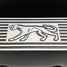 Load image into Gallery viewer, Ford 351 Cleveland - Cougar Logo - Finned Valve Covers - Black