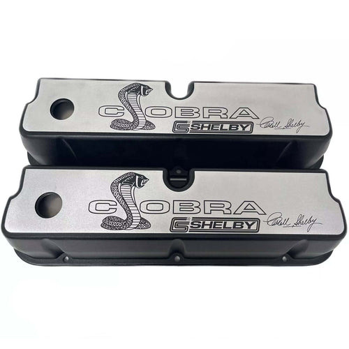 Ford 289, 351W Tall CS Shelby COBRA - Full Billet Top - Black