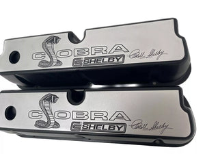 Ford 289, 351W Tall CS Shelby COBRA - Full Billet Top - Black