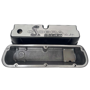 Ford 289, 351W Tall CS Shelby COBRA - Full Billet Top - Black
