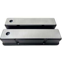 Load image into Gallery viewer, Small Block Chevy Tall Valve covers - Full Billet Top - Black