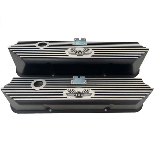 Ford FE Tall 482 American Eagle Valve Covers - Black