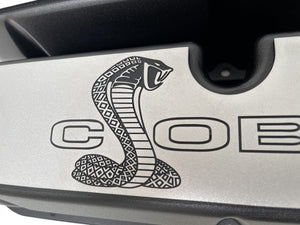 Ford 289, 351W Tall COBRA Snake - Full Billet Top - Black