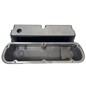 Ford 289, 351W Tall COBRA Snake - Full Billet Top - Black
