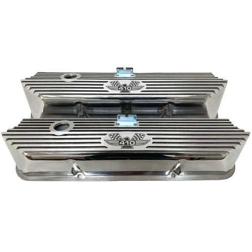 Ford FE Tall 410 American Eagle Valve Covers - Polished