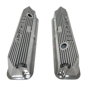 Ford FE Tall CS Shelby 427 Valve Covers - Long Plate - Polished