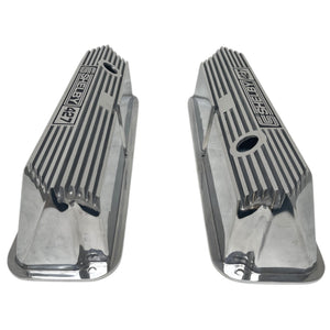 Ford FE Tall CS Shelby 427 Valve Covers - Long Plate - Polished