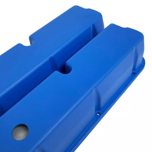 Ford Small Block 289 351W Tall Valve Covers - Custom - Blue