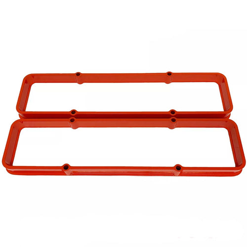 Small Block Chevy Valve Cover Spacers - Orange