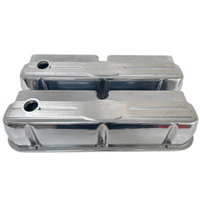 Load image into Gallery viewer, Ford Small Block 289 351W Tall Valve Covers - Oval Billet - Custom - Polished