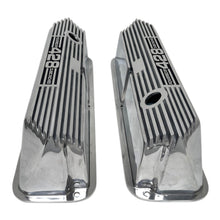 Load image into Gallery viewer, Ford FE Tall Powered By 428 Valve Covers - Long Plate - Polished