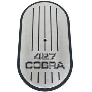 Ford 427 COBRA - 15" Oval Air Cleaner Kit - Silver