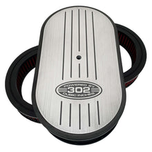 Load image into Gallery viewer, Ford 302 - 15&quot; Oval Air Cleaner Kit - Silver