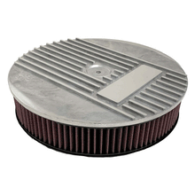 Load image into Gallery viewer, 13&quot; Round Finned Air Cleaner Kit - Custom - As Cast
