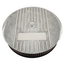 Load image into Gallery viewer, 13&quot; Round Finned Air Cleaner Kit - Custom - As Cast