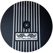 Load image into Gallery viewer, Big Block Chevy Super Sport Flag Logo Valve Covers &amp; 14" Air Cleaner - Black