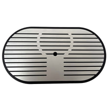 Load image into Gallery viewer, 15" Oval Billet Top Horizontal Air Cleaner Kit - Custom - Black