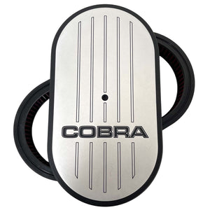 Ford Shelby COBRA - 15" Oval Air Cleaner Kit - Silver