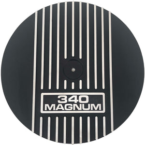 Mopar 340 Magnum Air Cleaner Kit - 13" Round - Style 2 - Black