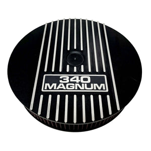 Mopar 340 Magnum Air Cleaner Kit - 13" Round - Style 2 - Black