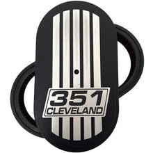 Load image into Gallery viewer, 351 Cleveland 15" Oval Billet Top Air Cleaner Kit - Black