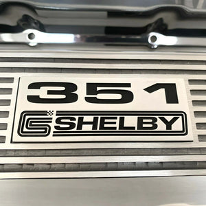 Ford 351 Cleveland Valve Covers - 351 CS Shelby - Polished