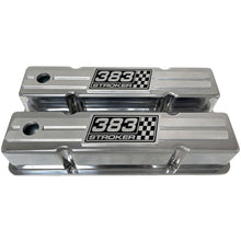Load image into Gallery viewer, 383 STROKER Raised Billet Top Valve Covers - Style 2 - Polished