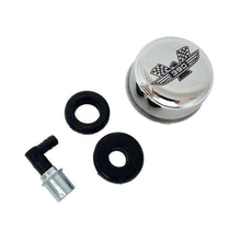 Load image into Gallery viewer, FE 390 American Eagle Valve Cover Breather &amp; Small PCV Valve - Polished