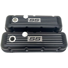 Load image into Gallery viewer, Big Block Chevy SS Block Logo Valve Covers - Black