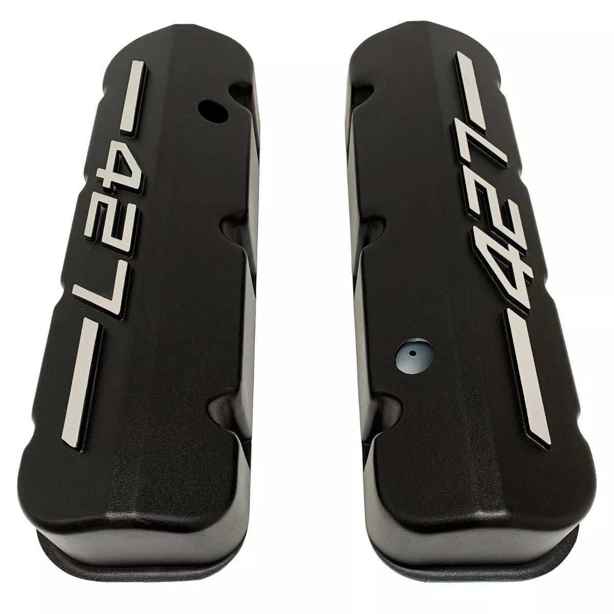 Big Block Chevy 427 - RAISED LOGO - Tall Valve Covers - Black – Ansen USA