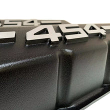 Load image into Gallery viewer, Big Block Chevy 454 - RAISED LOGO - Tall Valve Covers - Black