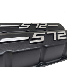 Load image into Gallery viewer, Big Block Chevy 572 - RAISED LOGO - Tall Valve Covers - Black