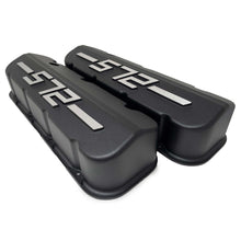 Load image into Gallery viewer, Big Block Chevy 572 - RAISED LOGO - Tall Valve Covers - Black