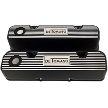 Load image into Gallery viewer, Ford 351 Cleveland - De Tomaso Script Logo - Valve Covers - Black