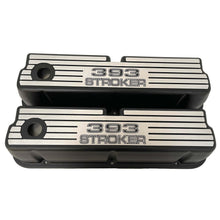 Load image into Gallery viewer, Ford Small Block 393 C.I. Stroker Tall Wide Fin Valve Covers - Black