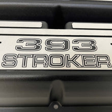 Load image into Gallery viewer, Ford Small Block 393 C.I. Stroker Tall Wide Fin Valve Covers - Black