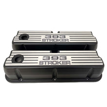 Load image into Gallery viewer, Ford Small Block 393 C.I. Stroker Tall Wide Fin Valve Covers - Black
