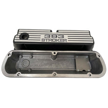 Load image into Gallery viewer, Ford Small Block 393 C.I. Stroker Tall Wide Fin Valve Covers - Black