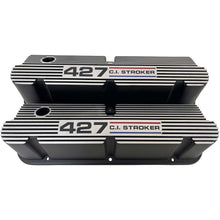 Load image into Gallery viewer, Ford Small Block Pentroof 427 C.I. Stroker Valve Covers - Tri-Color 1 - Black