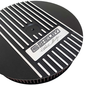 Ford Carroll Shelby Signature 14" Round Air Cleaner Kit - Black