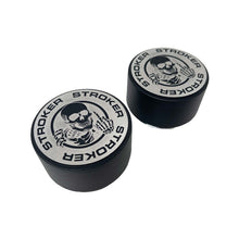 Load image into Gallery viewer, F-U Skeleton 2 - Die-Cast Aluminum Valve Cover Breathers - Black