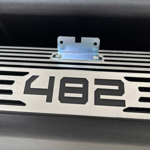 Ford FE Tall 482 Number Logo Valve Covers - Black