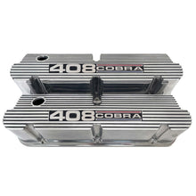 Load image into Gallery viewer, Ford Small Block Pentroof 408 Cobra Valve Covers - Tri-Color 2 - Polished