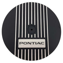 Load image into Gallery viewer, Pontiac Logo 14&quot; Round Air Cleaner Kit - Black