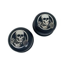 Load image into Gallery viewer, F-U Skeleton Chrome Valve Cover Breather Set - Black