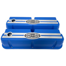 Load image into Gallery viewer, Ford Small Block 289 Tall Valve Covers - Oval Billet - Blue