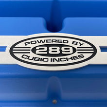 Load image into Gallery viewer, Ford Small Block 289 Tall Valve Covers - Oval Billet - Blue
