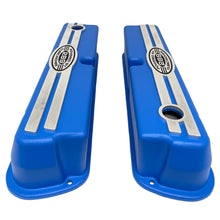 Load image into Gallery viewer, Ford Small Block 289 Tall Valve Covers - Oval Billet - Blue